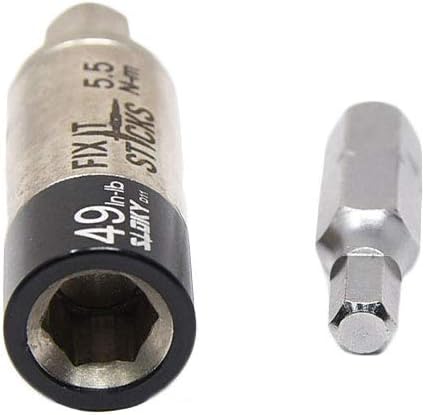 Fix It Sticks Field Hunting Outdoors Gun Maintenance Adjustable Fits 1/4in Bit T-Way Wrench Small Torque Limiter, 49 in-lb