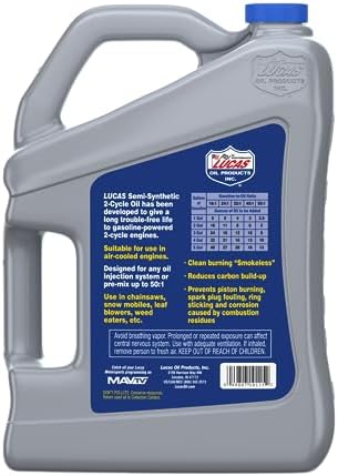 Lucas Oil 10115 Semi-Synthetic 2-Cycle Motor Oil - 1 Gallon