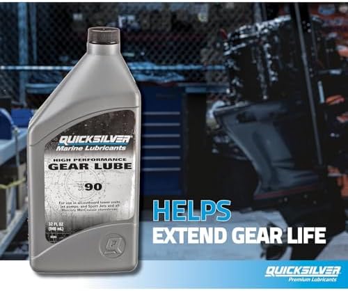 Quicksilver SAE 90 High Performance Gear Lube, 32 oz