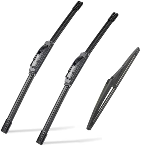 3Pcs Windshield Wiper Blades for Nissan Juke 2011 2012 2013 2014 2015 2016 2017, Original Equipment Replacement Automotive Windshield Wiper Blades for My Car- 22"/14"/12" (Pack of 3)