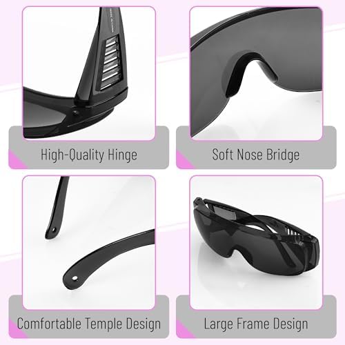 UNCO- Safety Goggles Over Glasses, Protective Goggles, Anti Fog, Work, Safety Glasses Over