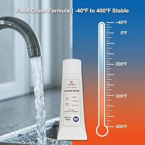 2oz Food Grade Silicone Grease for Plumbers, Valves & O-Rings