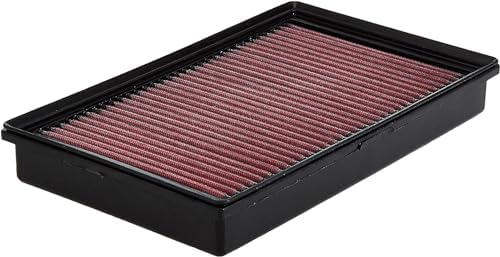 K&N High-Flow Original Lifetime Engine Air Filter: Increase Power: Premium, Washable: Compatible with 2013-2020 Cadillac/Chevrolet: XTS, Impal, 33-2483