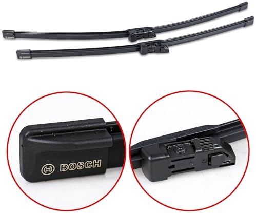 BOSCH 3397007430 AeroTwin Wiper Blades - Set of 2 (24"& 21") Top Lock 19mm