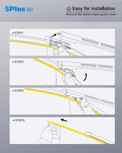 5 PLUS Custom-Fit Wipers fits 2013-2019 Ford Escape Windshield Wipers