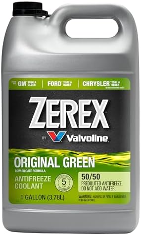 Zerex Original Green Low Silicate 50/50 Prediluted Ready-to-Use Antifreeze/Coolant 1 GA