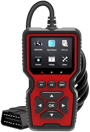 Yourkar OBD2 Scanner Diagnostic Tool, Code Reader OBD II Scanner with Reset & Live Data, Professional Check Engine Fault Code Reader I/M Readiness for OBD2 Cars, Car Accessories