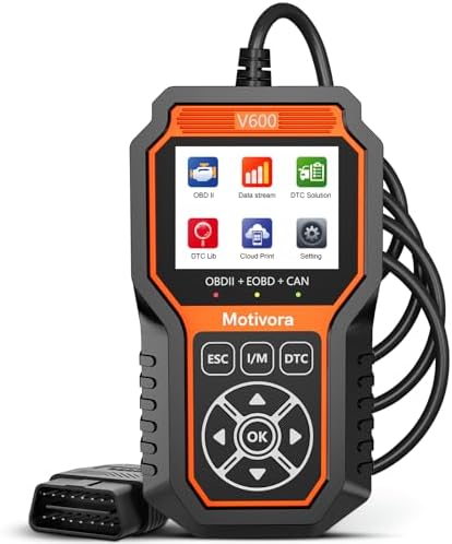 OBD2 Scanner Diagnostic Scan Tool with Solution Car Code Reader Reset Tools Check Engine Light SCAN Tool Car Accessories Read Fix Clear Car Vehicle Fault Codes for Cars 1996+ OBD II Scanner