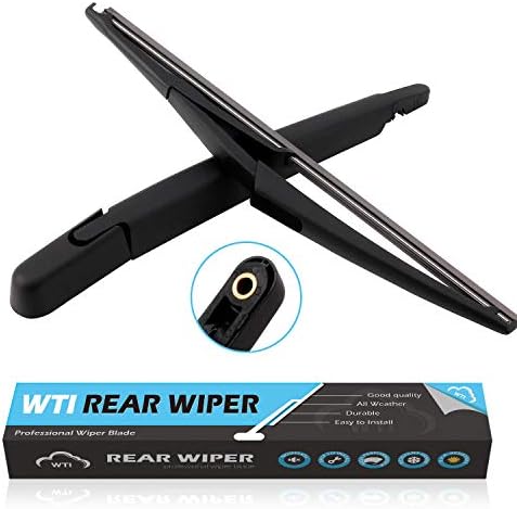 WTI Rear Wiper Arm Blade Set Compatible With Nissan Rogue 2008-2013 / Qashqai 2008-2013 / Juke 2011-2016 Rear Windshield Window Wiper Kits Assembly New Replacement Accessories Parts Fit 28780JM00A