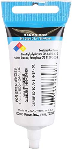 Danco Waterproof Silicone Faucet Grease | Silicone Sealant | Plumbers valve Grease for O-rings | 0.5 oz. | 2-Pack (88693)
