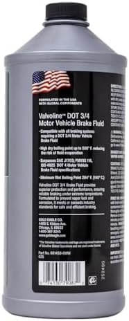 Valvoline DOT 3 & 4 Synthetic Brake Fluid, 32 oz