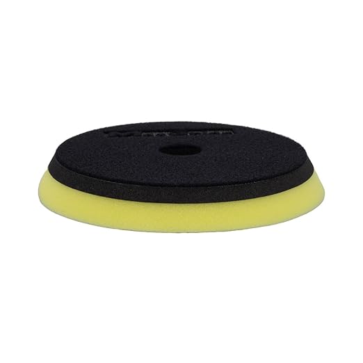 Maxshine 6" Universal Polishing Foam Pad – Low Profile Hook & Loop Pad with Rubber Backing – Compatible with Long Throw DA Polishers – EVA Foam for Heat & Pressure Absorption