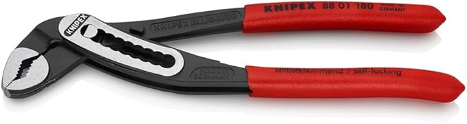 Knipex 8801180 7-Inch Alligator Pliers and 5-Inch Cobra Water Pump Pliers Bundle