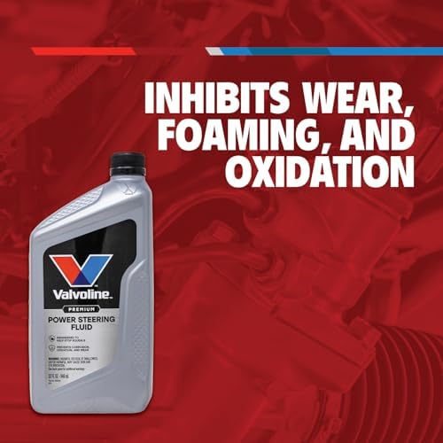 Valvoline Power Steering Fluid, Maintains Performance & Condition, Prevents Squealing, Inhibits Wear & Oxidation, Meets GM 1050017, Chrysler 5931 & Ford M2C195-A, 32oz