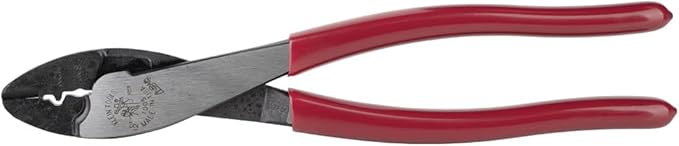 Klein Tools Crimping and Cutting Tool Bundle | Needle Nose Pliers, Long Nose Side Cutters, Alligator Pliers