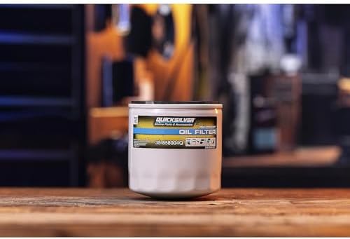 Quicksilver 858004Q High Performance Oil Filter for MerCruiser Sterndrive and Inboards Engines