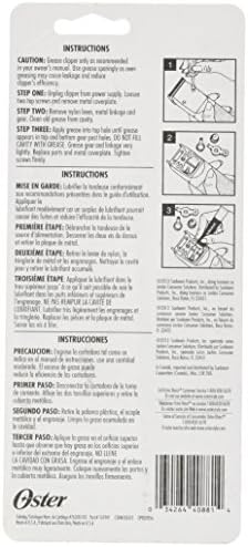 Oster Gear Lube Premium Clipper Grease, 1.25 Ounces (076300-105-000)