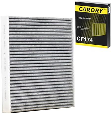 CARORY Cabin Air Filter w/Activated Carbon for Lexus IS300 (2016-2025), IS350 (2014-2025), IS250 (2014-2015), RC350 (2015-2025), GS350 (2013-2020), OE# 87139-30100, 87139-YZZ99, CF10074, CF174