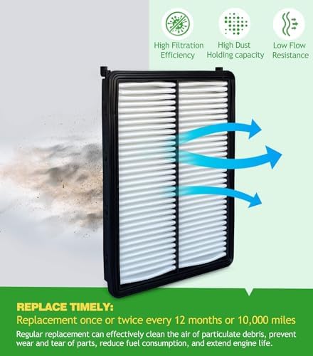 Engine Cabin Air Filter Kit for Palisade (2020-2025) 3.8L GAS