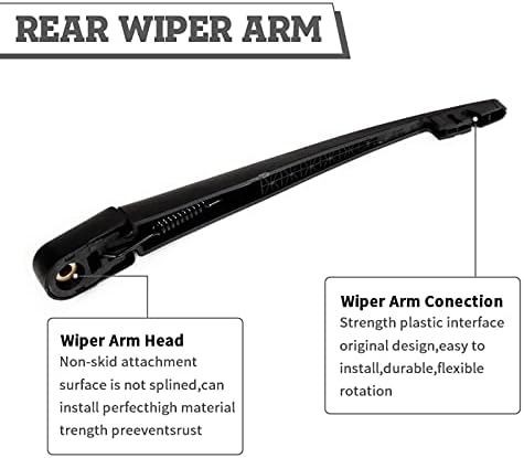 Rear Windshield Wiper Arm & Blade Assembly for Kia Seltos 2019-2024