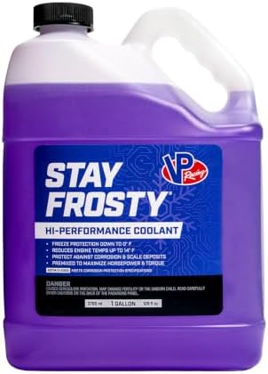 VP Racing Fuels 23071 Stay Frosty Hi-Performance Coolant, 1 Gallon (4 Pack)