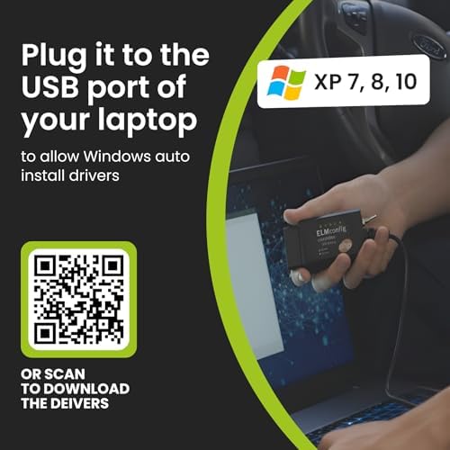 OHP FORScan ELM327 OBD2 to USB Diagnostic Scan Tool for Ford MS-CAN/HS-CAN