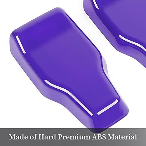 Rear Tail Door Window Hinge & Rain Wiper Nozzle Decorative Cove Fit for 2018-2026 Jeep Wrangler JL JLU(Purple)