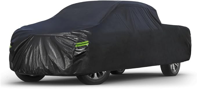 Kaugung Truck Cover Waterproof Custom Fit RAM 1500 Regular 6.4' Bed (2019-2025), 7 Layers Heavyweight Pickup Car Cover Outdoor Indoor Sun UV Rain Snow Wind Protection.