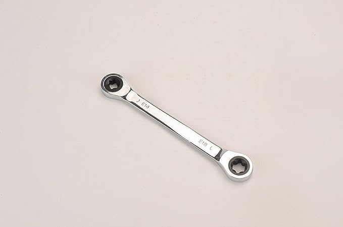 FLZOSPER E-Torx Double Box Ratcheting Wrench, E14x E18，Heavy Duty CR-V Box Ratchet Gear Spanner