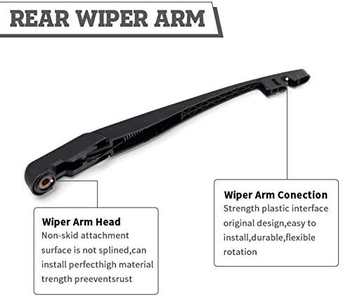 Rear Windshield Wiper Arm & Blade Assembly for Honda Pilot 2003-2008