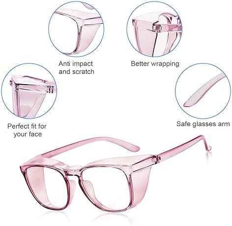 Safety Glasses Goggles for Women Girls Anti Fog Protective Eyewear Glasses