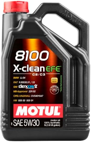 Motul 8100 X-clean EFE 5W-30 Full Synthetic Motor Oil 5L