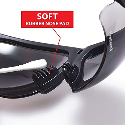 ProtectX Classic Safety Glasses, Anti-Fog Scratch Resistant Lenses