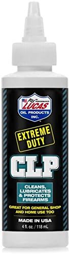 Lucas Extreme Duty 4oz Bore Solvent, Gun Oil, CLP & 1oz Needle Oiler, Grease Tube