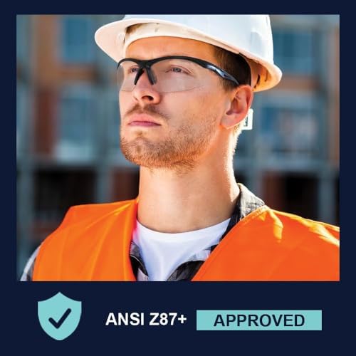 Bifocal Safety Glasses - Safety Lenses with Readers for Healthcare, Woodworkers, Motorcyclists, Workshop - Ansi Z87+