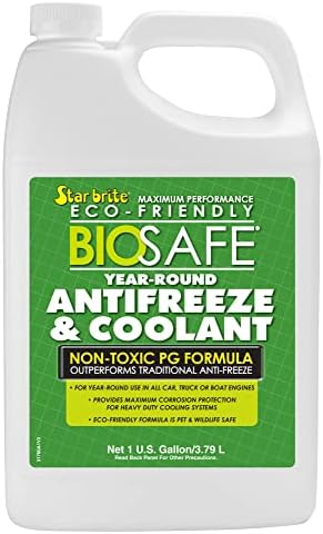 Star Brite BioSafe Year Round Antifreeze & Coolant, Full Strength