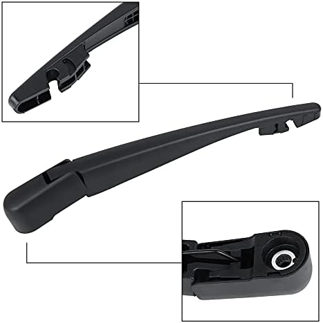 X AUTOHAUX Rear Windshield Wiper Blade Arm Set for Suzuki Swift 05-18
