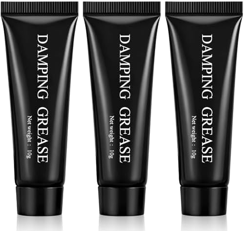 Conelist 3 Pack 10g Synthetic Damping Grease Mechanical Lubricant Grease for Optical Instruments Household Appliances Rolling Parts