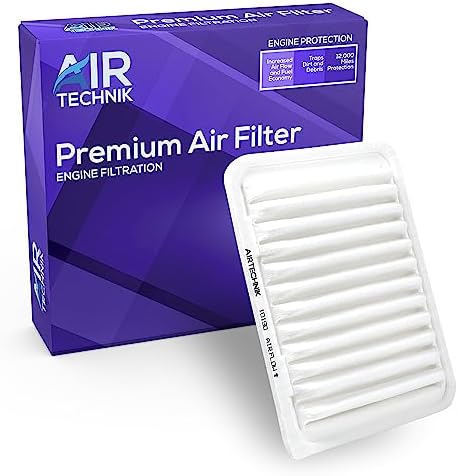AirTechnik CA10190 Replacement Engine Air Filter | Fits 2009-2019 Toyota Corolla, 2009-2014 Matrix, 2006-2022 Yaris, 2016-2018 Yaris R, 2016 Scion iM, 08-14 Scion xD, 09-10 Pontiac Vibe - 17801-0D060