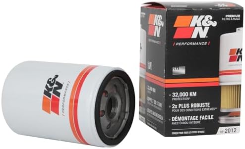 K&N Oil Filter: 20,000 Mile Engine Protection with Wrench Off Nut, HP-2012