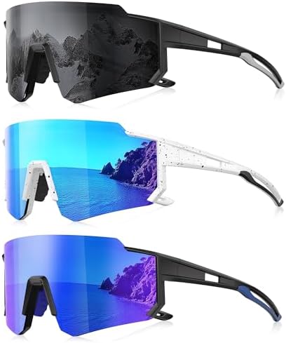 Sports Polarized Sunglasses Men Women for Running Baseball Hiking