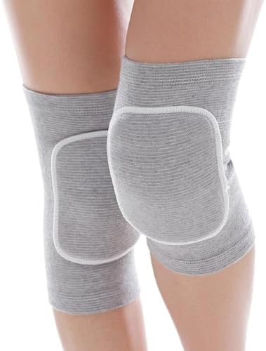 JUMISEE Kids Knee Pad, Anti-Slip Padded Sponge Knee Brace Breathable Flexible Elastic Knee Support for Football Volleyball Dance Skating Basketball Sports