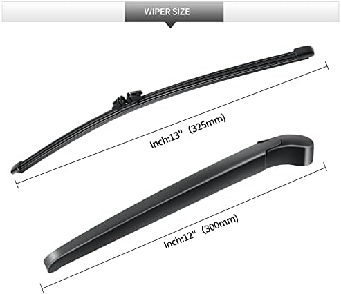 Rear Windshield Wiper Blade and Arm for BMW X3 2011-2017 for Car Window