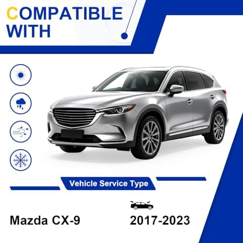 KAIYI 3 Windshield wipers Compatible with Mazda CX-9 2017-2023