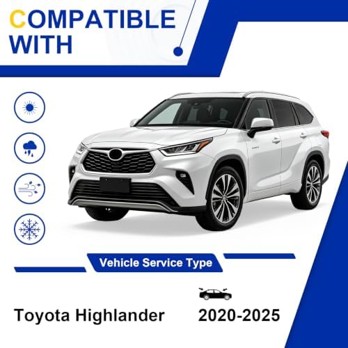 KAIYI 3 Windshield wipers Compatible with Toyota Highlander 2020-2025
