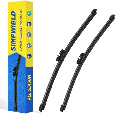 13 Inch Rear Wiper Blade for 2011-2017 BMW X3/2008-2017 Volvo V70/2020-2022 Land Rover Defender 90 Windshield Wiper Blade Set (Set of 2)