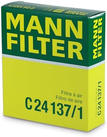 Mann Filter C 24 137/1 Engine Air Filter Replacement Compatible With Various Volvo Vehicles
