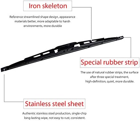 OTUAYAUTO Rear Windshield Back Wiper Arm Blade Set-Replacement for 2012-2016 Honda CRV CR-V OEM 76720-T0A-003 Rear Wiper Kits Accessories Parts