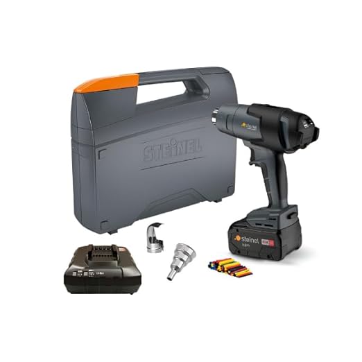 STEINEL Mobile Heat 3 Battery Powered Heat Shrink Kit with Heavy-Duty Case