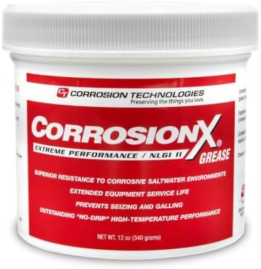 CorrosionX Grease, Calcium Sulfonate Complex Grease, 12oz Tub